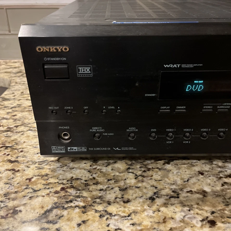Onkyo TX-SR701 6.1 Channel 600 Watt Home Theater AV Receiver Amplifier. READ! - Image 2 of 4