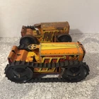 1940’s Marx Super Power Caterpillar Tin Wind Up Litho Climbing Tractor (2)