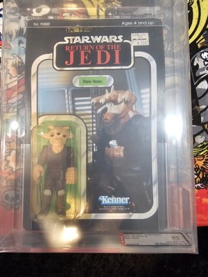 Star Wars Vintage Action Figure ROTJ 1983 REE YEES 65 BACK -B AFA GRADED 80