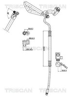 Triscan Hochdruck-/Niederdruckleitung, Klimaanlage 9010 11006 FüR Mini