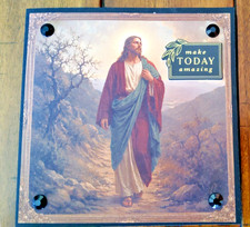 Handmade Scrapbook Junk Journal Folio Album 6.25"x6.25" FAITH - AMAZING Theme