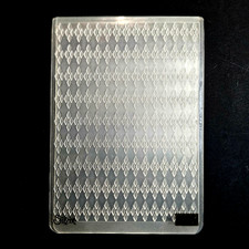 MINI ARGYLE Stampin' Up Sizzix Embossing Folder Golf Sweater Christmas um504