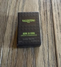 Valentino Uomo Born In Roma Green Stravaganza EDT MINI Travel Splash .135oz NIB