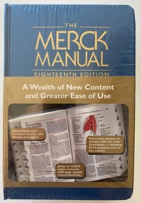 THE MERCK MANUAL : Eighteenth Edition : New Sealed 2006