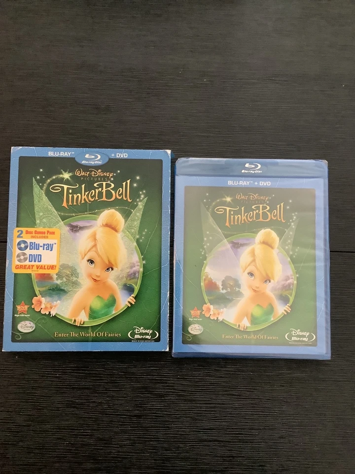 Disney Tinker Bell Blu-Ray DVD Movie Video New With Rare Slipcover Version USA - Image 4 of 4