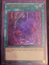 Yugioh Singles - Zombie World - Ultra Rare - DUOV-EN091 - 1st Edition - LP