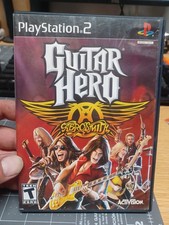 Guitar Hero: Aerosmith PS2 (Sony PlayStation 2, 2008) Complete CIB, Tested