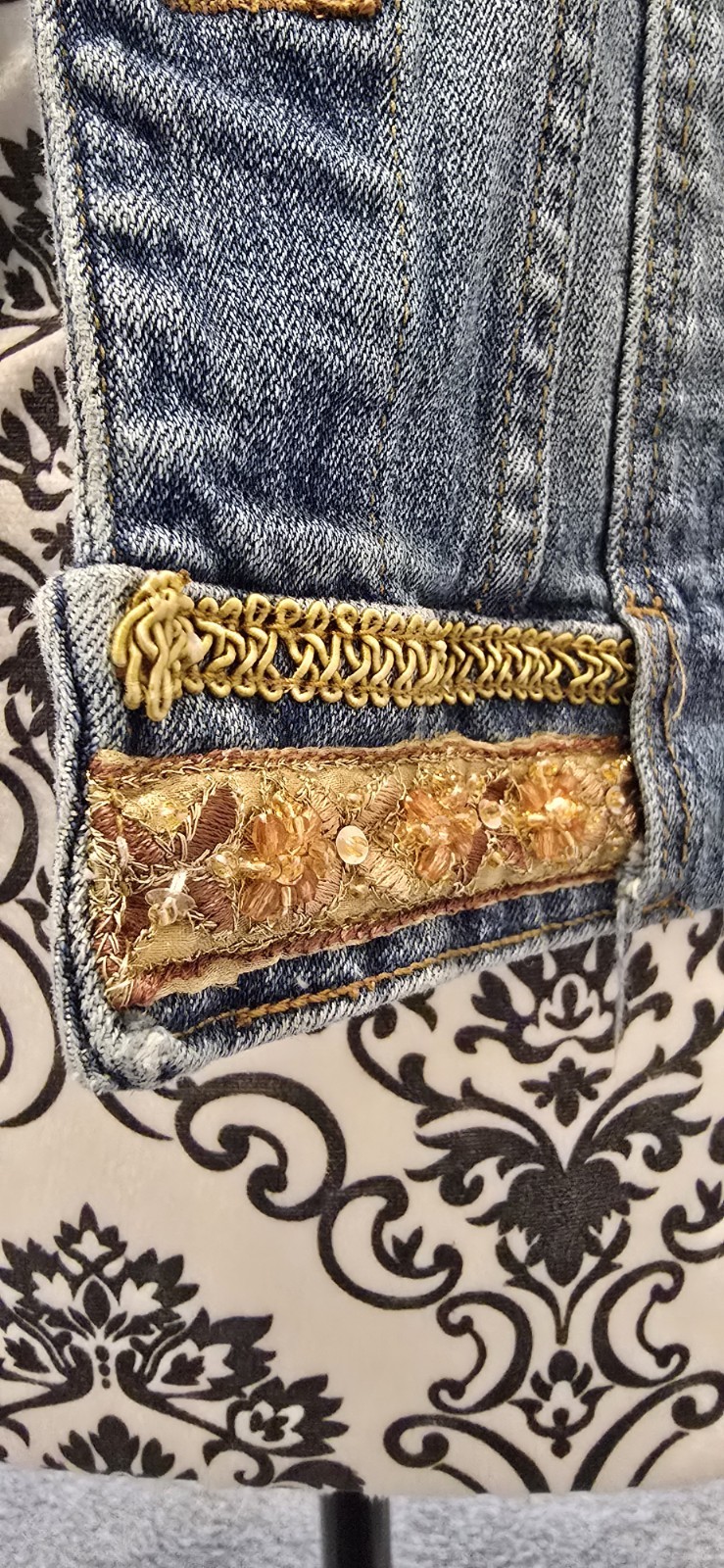 Devoted Retro Western Sequened Boho Chic Indie Sl… - image 8