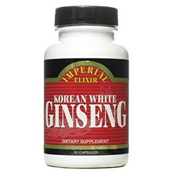 Imperial Elixir Ginseng Company Корейский белый женьшень 50 капсул 3290₽