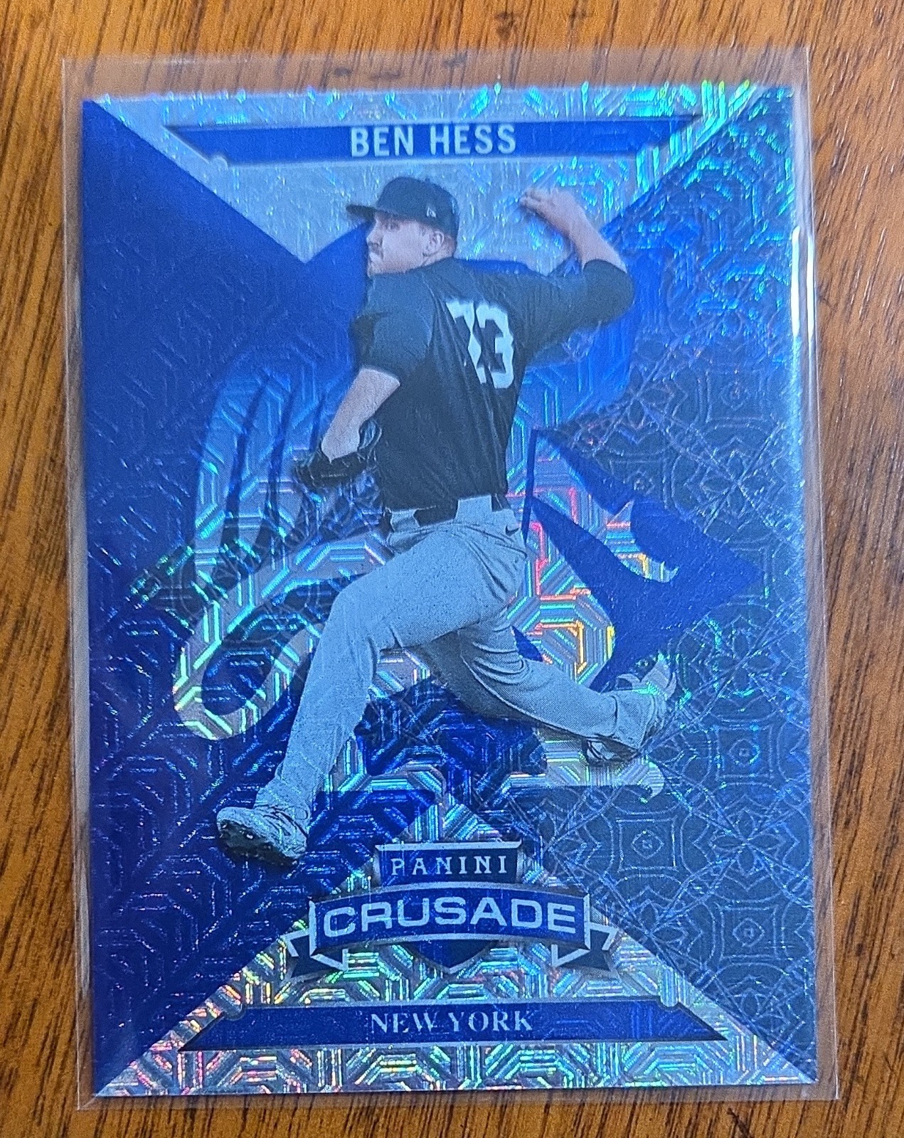 2025 Panini Crusade - Crusade Ben Hess #34 Blue Mojo (RC)