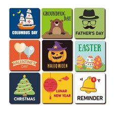 42Pcs Holiday Magnets for Magnetic Calendar, Holiday Refrigerator Magnets for...