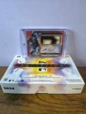 2024 Topps Henry Davis Red Inception Auto Patch #10/25 Tri-color Patch W/box