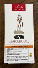 HALLMARK 2025 STAR WARS REVENGE OF THE SITH EXECUTE ORDER 66 SOUND ORNAMENT