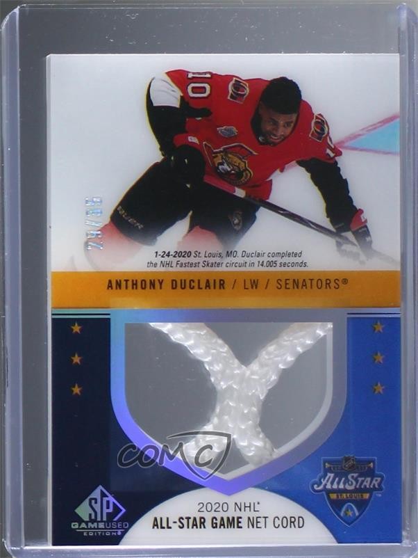2020-21 Upper Deck SP Game Used Edition 29/35 Anthony Duclair #ASNC-AD 0d5s