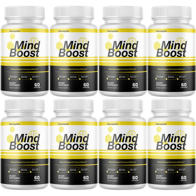 Mind Boost Memory Health Support, (8 Bottles) Genuine Brain Supplement