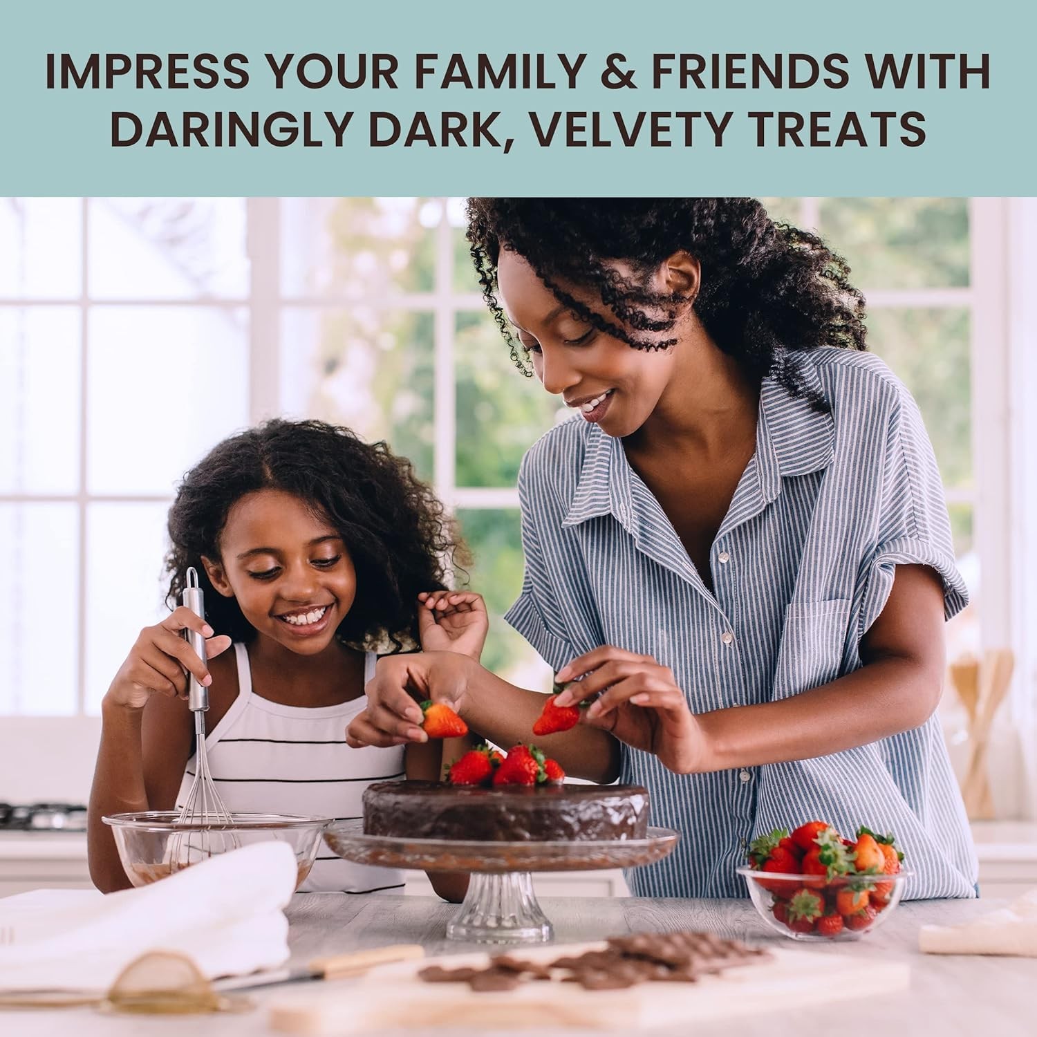 Black Dutch Cocoa Powder Alkalized Vegan Sugar Free 1 Pound Baking Chocolate