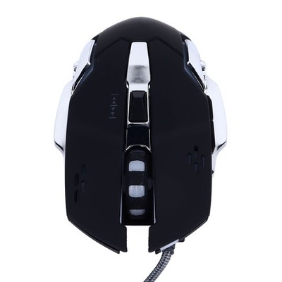 Wired Mouse Black High Sensitivity Ergonomic Design Quiet Stable Gaming Mouse