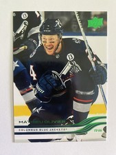 2025-26 Upper Deck Series 2 Holiday Exclusive Easter Green #297 Mathieu Olivier