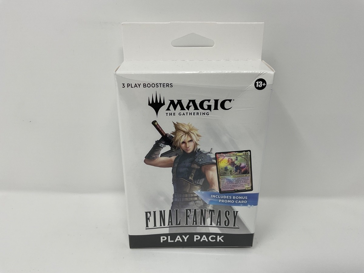 Magic The Gathering Final Fantasy Play Pack with 3 Booster Packs & Promo