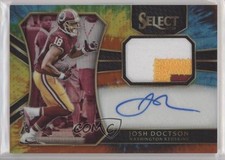 2016 Panini Select Rookie Materials Tie-Dye Prizm 22/25 Josh Doctson Auto 7eo