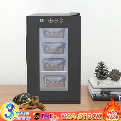 23L/6.08Gal Constant Temperature& Humidity Intelligent Reptile Incubator 10-40°C