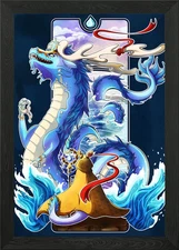 Xiai the proud Framed Wall Art Poster Canvas Print Picture