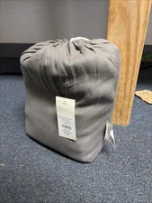 Casaluna Full Size Well-being Hemp Sheet Set Metal Gray ETA 85Wx96L  Full Set