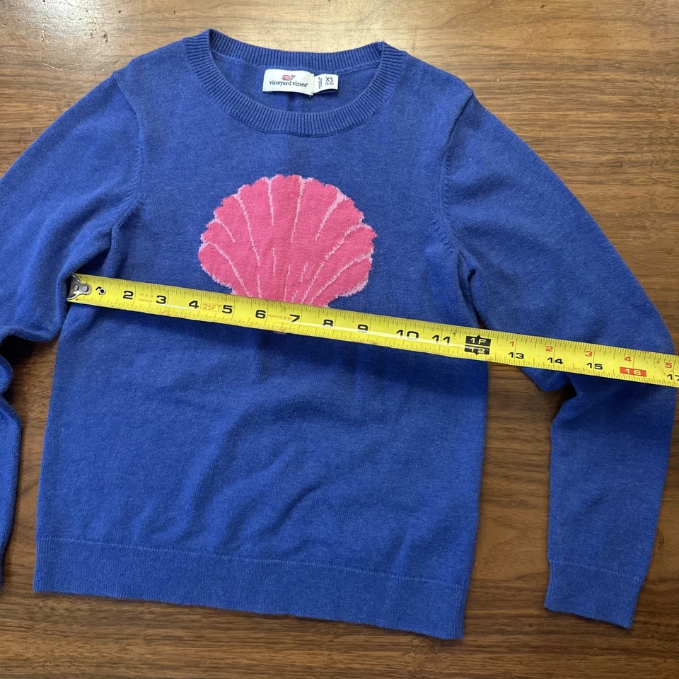 Suéter concha Vineyard Vines para niñas XS 5-6 Foto 3 de 4
