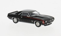 Brekina 18378 - 1/87 Chevrolet Camaro, Schwarz, 1969 - Neu