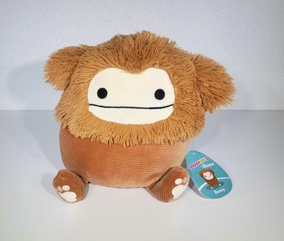 NEW Squishmallow Benny Brown Bigfoot Sasquatch  Corduroy Plush Stuffed Toy 8''NWT