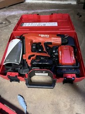Hilti BX 4-22 Cordless Concrete Nailer Nail Gun with Two Batteries and Charger.