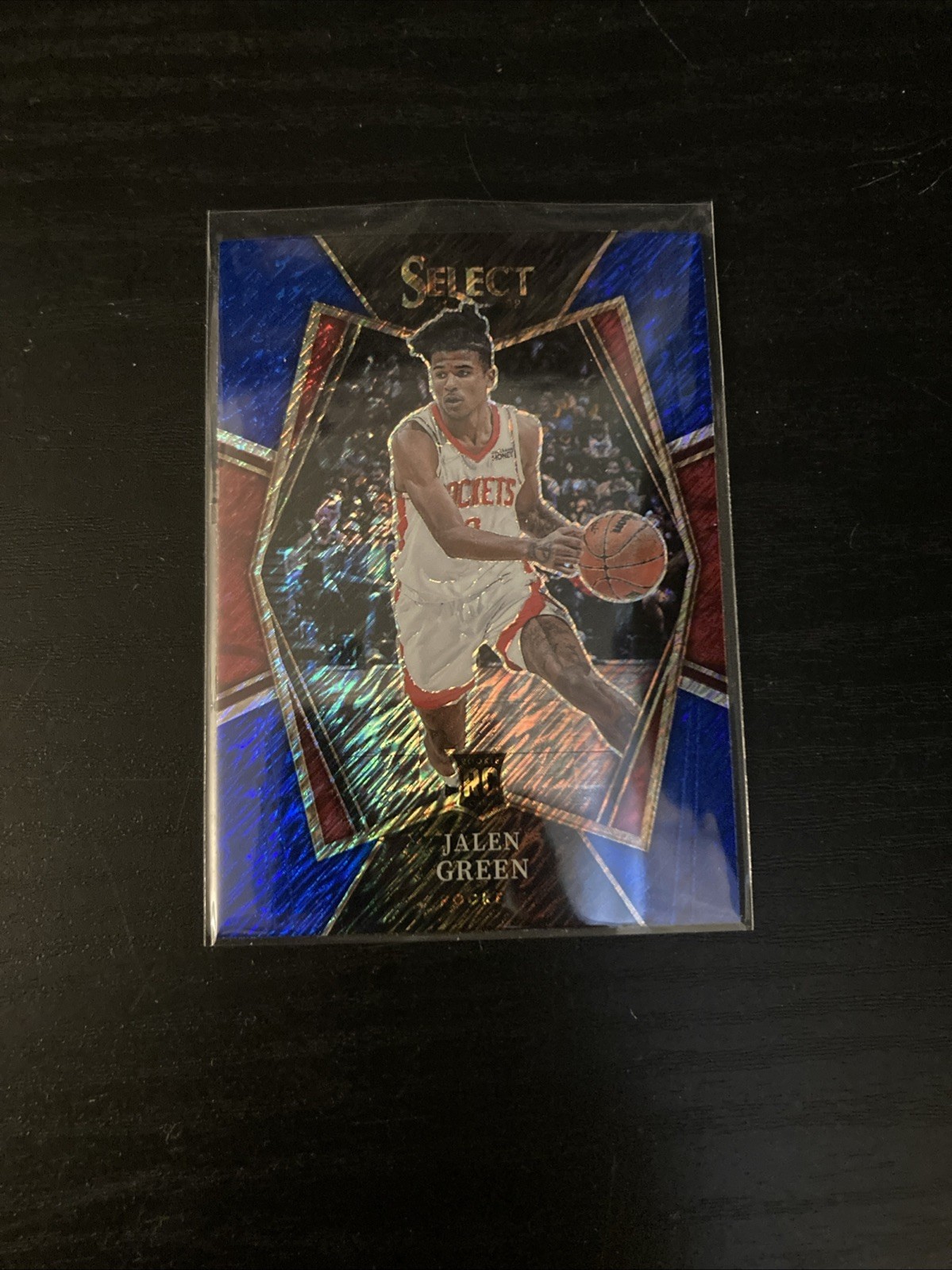 2021-22 Panini Select - Premier Level Jalen Green #190 Blue Shimmer Prizm (RC)