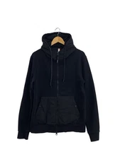 Other Brands PMDS Double Zip Hoodie, Size L, Cotton, Black, 06246181215