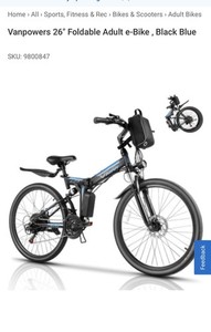 20" Bike with Fat Tire for Adults 1500W, 33MPH, Off-Road, Used. to UL 2849