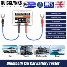 BM6=BM200 Bluetooth Battery Health Monitor 12V Batetry Charging Cranking Test