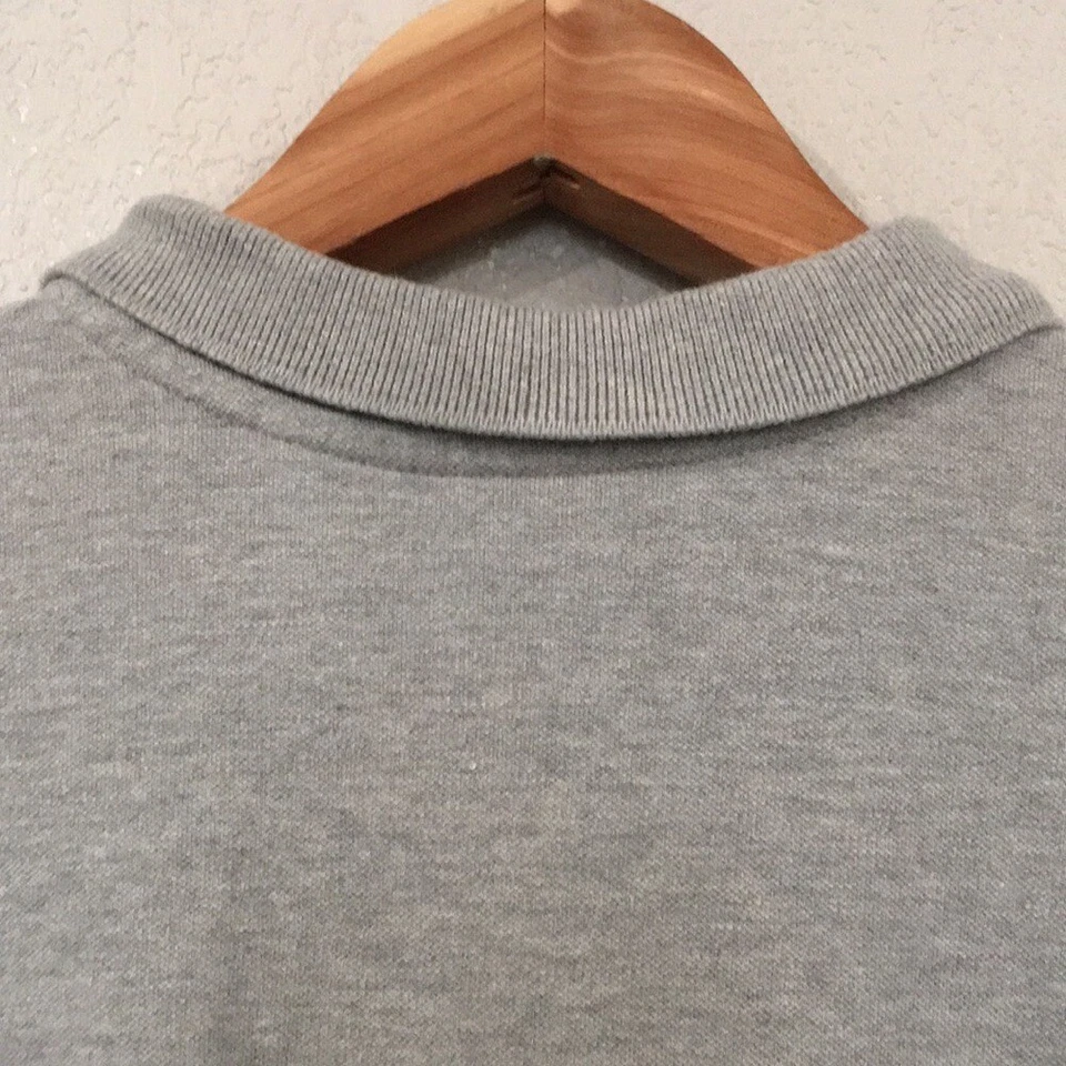 Camisa Polo The Children's Place Girls XXL 16 Gris Manga Larga 100% Algodón Preppy Foto 4 de 4