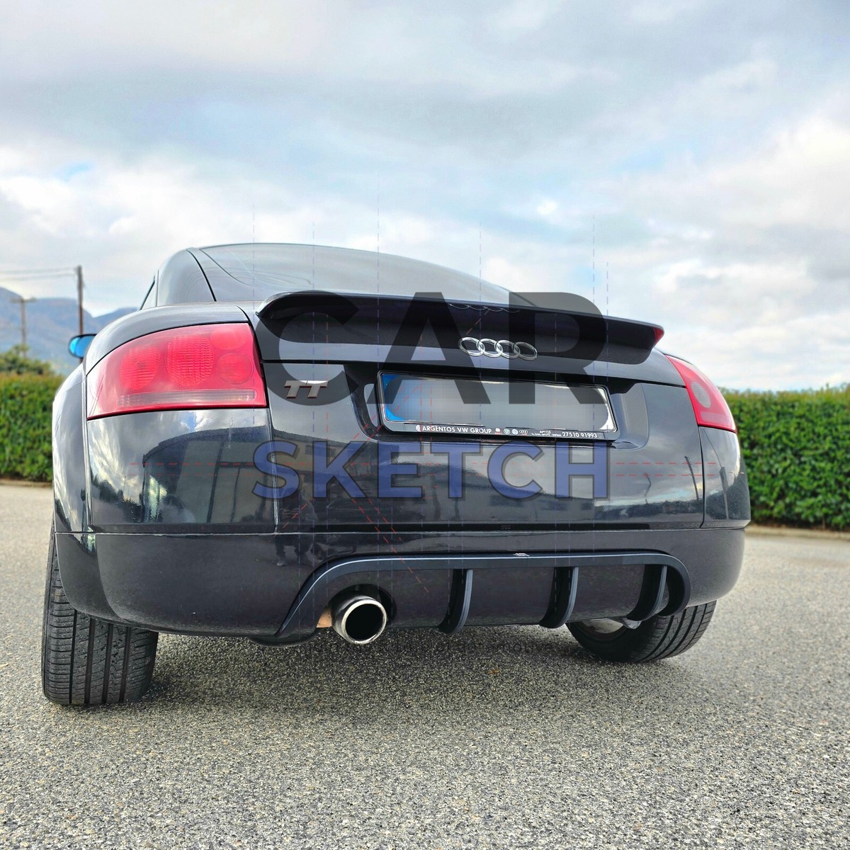 Audi TT mk1(8N) リアディフューザー 2本出し用 Audi TT 8N Rear Diffuser – Single or Double Exhaust | eBay