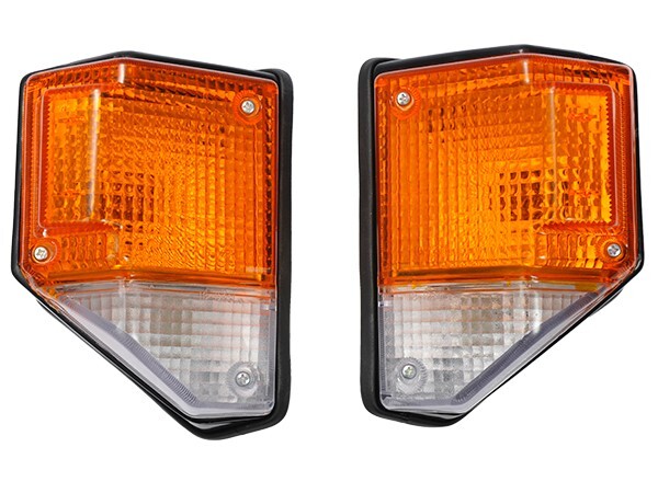 おれんじ Toyota Land Cruiser 70 Series Right & Left Orange Clear Corner