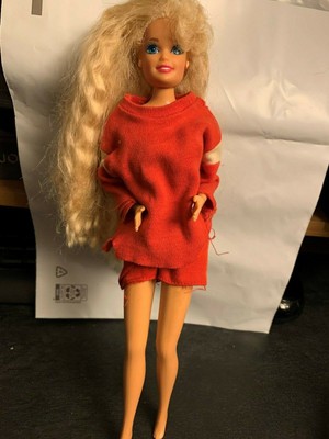 barbie crimped hair