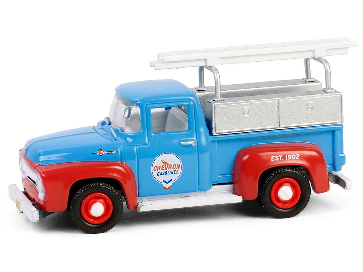 1956 FORD F-100 PICKUP W/TOOLS BLUE 
