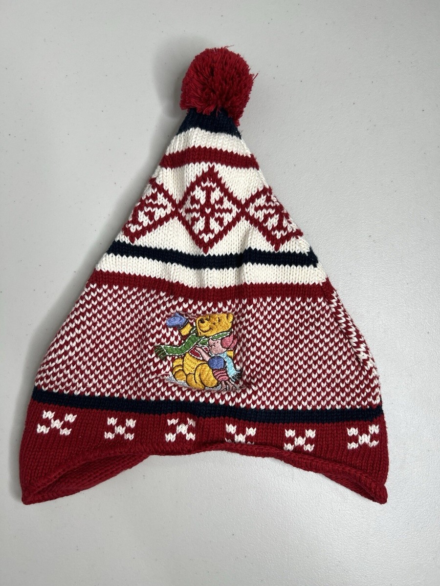 The Disney Store Winnie The Pooh Piglet Beanie Hat Knitted