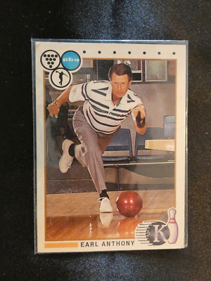 1990 PBA  BOWLING KINGPINS  CARD EARL ANTHONY   #1