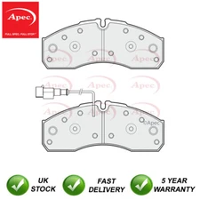 Brake Pads Set Front Apec Fits Nissan Cabstar 2006-2013 2.5 D dCi 3.0 #2