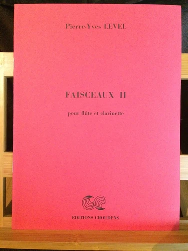 Pierre Yves Level Beams II for Flute and Clarinet Choudens Sheet Music