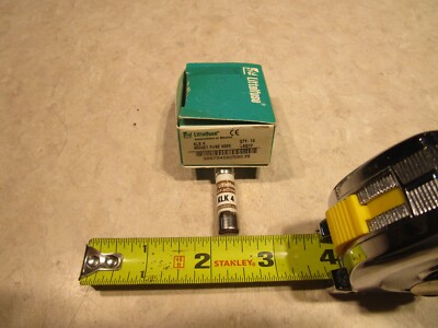 BOX OF 10 LITTELFUSE KLK-4, 4A, 600V MIDGET FUSES, S0975