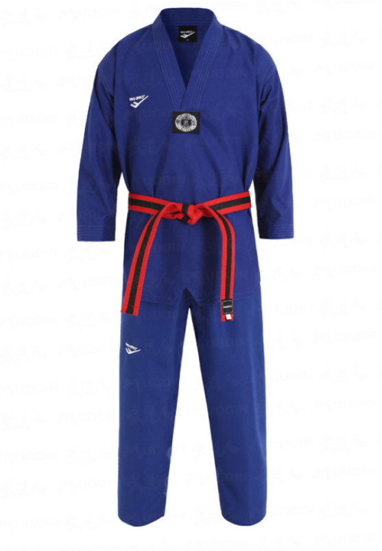 Униформа для тхэквондо PROSPECTS с V-образным вырезом синяя спортивная тренировочная одежда куртка брюки NWT 9890₽