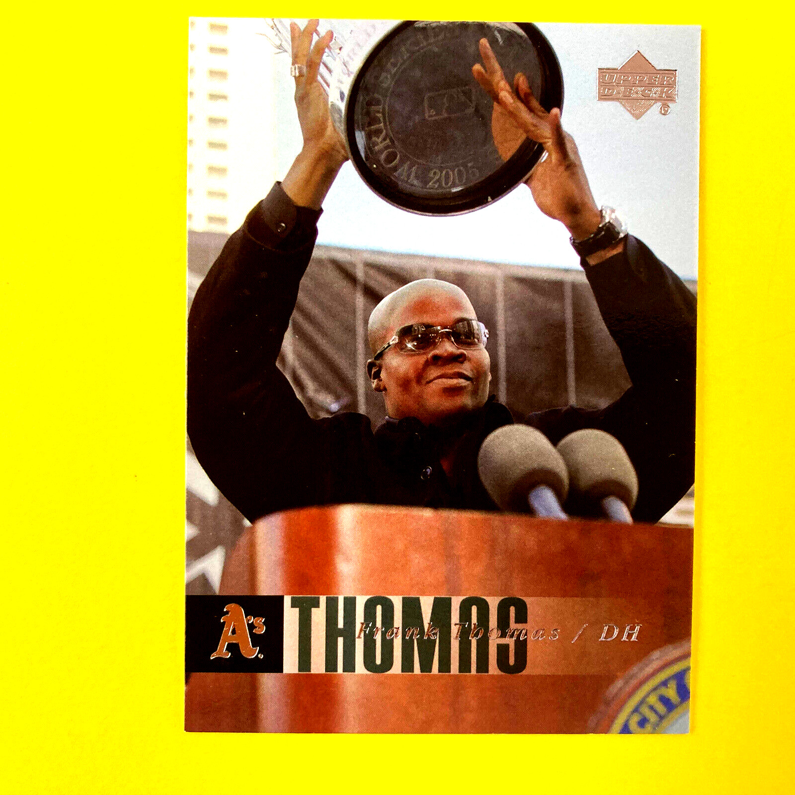 Frank Thomas 2006 Upper Deck Card #109 MLB HOF Oakland Athletics