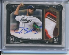 2016 TOPPS MUSEUM COLLECTION JAMES SHIELDS MOMENTUS JUMBO RELIC AUTO 4/10