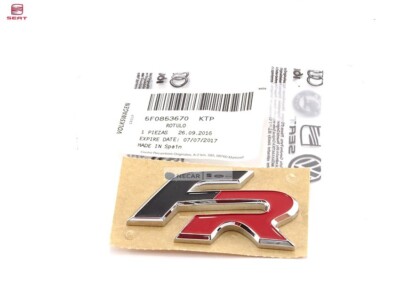 3 X Logo FR Pour SEAT Cupra Ibiza Leon Emblème Autocollants Métal