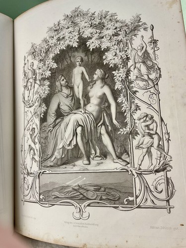 Goethe Faust 1. und 2. Teil 1854 Ledergebunden 214 Seiten - Bild 8 von 13